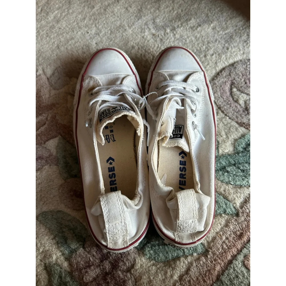 Converse size 7.5 white